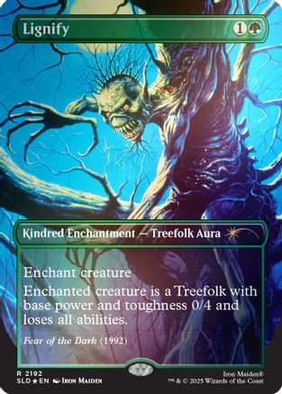 Lignify (2192) (Rainbow Foil)  [Foil]  (SLD-2192) - [Secret Lair Drop Series] - Trinity Hobby