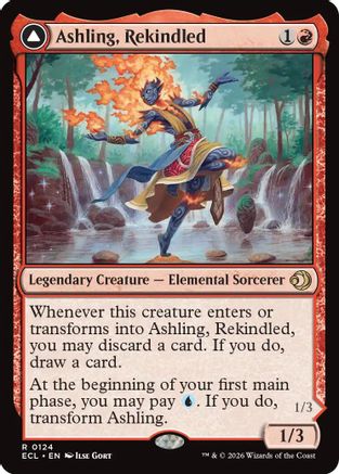 Ashling, Rekindled  (ECL-124) - [Lorwyn Eclipsed] - Trinity Hobby