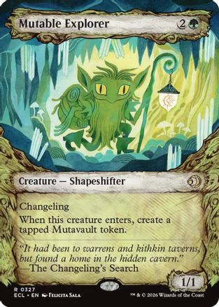 Mutable Explorer (Showcase)  (ECL-327) - [Lorwyn Eclipsed] - Trinity Hobby