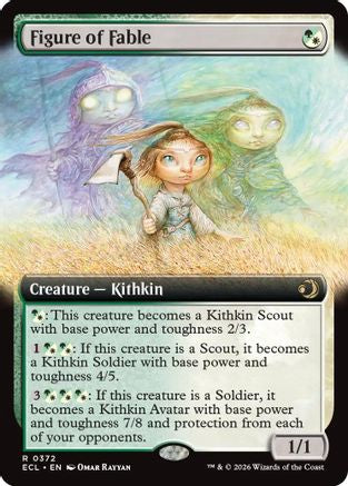Figure of Fable (Extended Art)  [Foil]  (ECL-372) - [Lorwyn Eclipsed] - Trinity Hobby