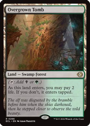 Overgrown Tomb  [Foil]  (ECL-266) - [Lorwyn Eclipsed] - Trinity Hobby