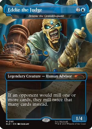 Eddie the Judge - Bruvac the Grandiloquent  (SLD-2181) - [Secret Lair Drop Series] - Trinity Hobby