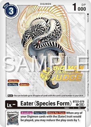 Eater (Species Form) (Judge Pack 2025 Wave 2) (BT22-079) - [Cyber Eden] Foil