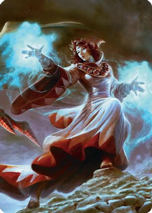 The Destined White Mage Scene Art Card  (ASFIN-003) - [Art Series: FINAL FANTASY] - Trinity Hobby