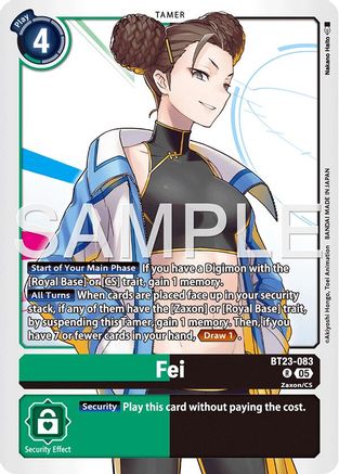 Fei (BT23-083) - [Hackers' Slumber] Foil