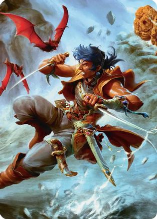 The Destined Thief Scene Art Card  (ASFIN-005) - [Art Series: FINAL FANTASY] - Trinity Hobby