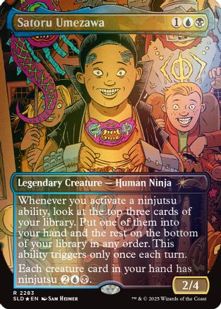 Satoru Umezawa (Rainbow Foil)  [Foil]  (SLD-2283) - [Secret Lair Drop Series] - Trinity Hobby