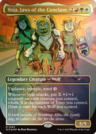Voja, Jaws of the Conclave (Rainbow Foil)  [Foil]  (SLD-2284) - [Secret Lair Drop Series] - Trinity Hobby