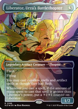 Liberator, Urza's Battlethopter (Rainbow Foil)  [Foil]  (SLD-2286) - [Secret Lair Drop Series] - Trinity Hobby