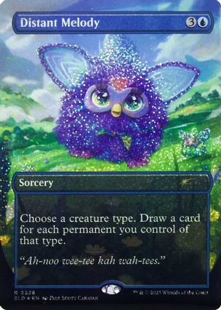 Distant Melody (2326) (Confetti Foil)  [Foil]  (SLD-2326) - [Secret Lair Drop Series] - Trinity Hobby