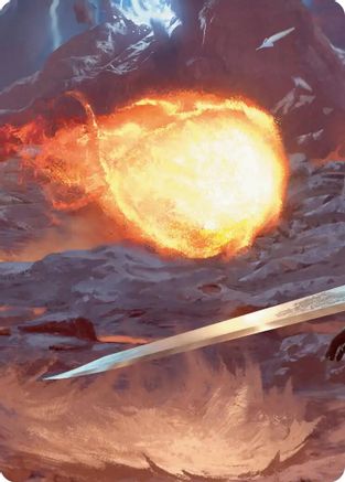 Duelist's Flame Scene Art Card  (ASFIN-011) - [Art Series: FINAL FANTASY] - Trinity Hobby