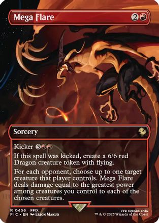 Mega Flare (Borderless)  (FIC-456) - [Commander: FINAL FANTASY] - Trinity Hobby