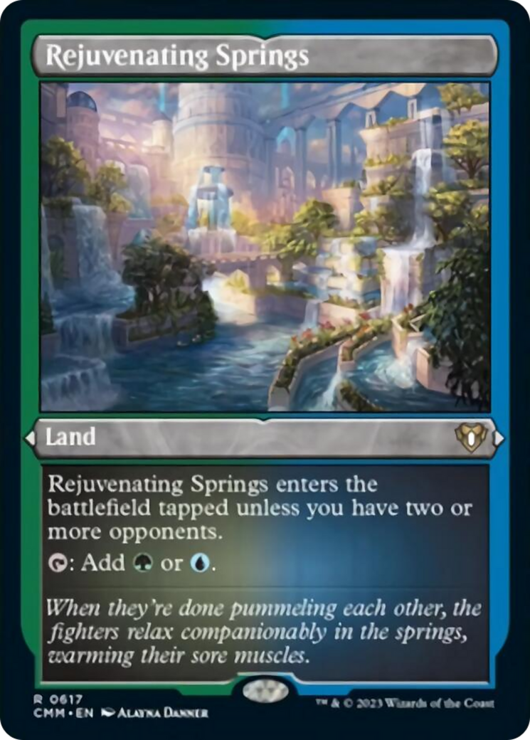 Rejuvenating Springs (Foil Etched) [Commander Masters] - Trinity Hobby