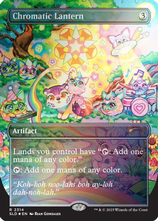 Chromatic Lantern (2314) (Rainbow Foil)  [Foil]  (SLD-2314) - [Secret Lair Drop Series] - Trinity Hobby