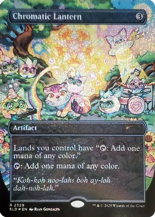 Chromatic Lantern (2329) (Confetti Foil)  [Foil]  (SLD-2329) - [Secret Lair Drop Series] - Trinity Hobby