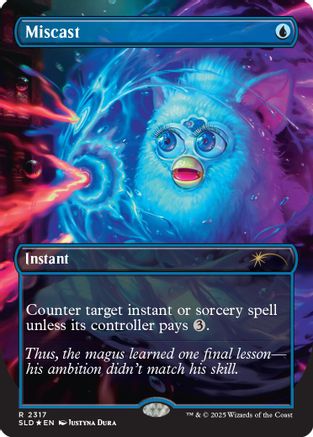 Miscast (Rainbow Foil)  [Foil]  (SLD-2317) - [Secret Lair Drop Series] - Trinity Hobby