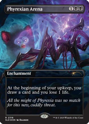 Phyrexian Arena (Rainbow Foil)  [Foil]  (SLD-2318) - [Secret Lair Drop Series] - Trinity Hobby