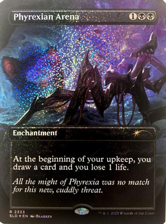 Phyrexian Arena (Confetti Foil)  [Foil]  (SLD-2333) - [Secret Lair Drop Series] - Trinity Hobby