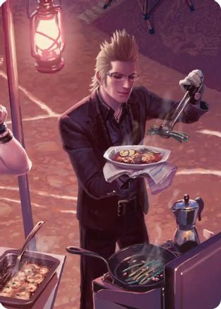 Campsite Cuisine Scene Art Card  (ASFIN-023) - [Art Series: FINAL FANTASY] - Trinity Hobby