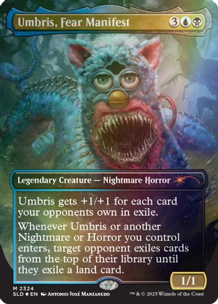 Umbris, Fear Manifest (Rainbow Foil)  [Foil]  (SLD-2324) - [Secret Lair Drop Series] - Trinity Hobby