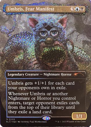 Umbris, Fear Manifest (Confetti Foil)  [Foil]  (SLD-2339) - [Secret Lair Drop Series] - Trinity Hobby