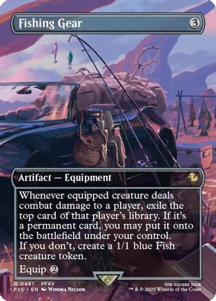 Fishing Gear (Borderless)  (FIC-461) - [Commander: FINAL FANTASY] - Trinity Hobby