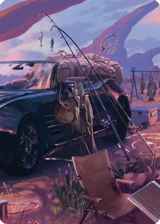 Fishing Gear Scene Art Card  (ASFIN-020) - [Art Series: FINAL FANTASY] - Trinity Hobby