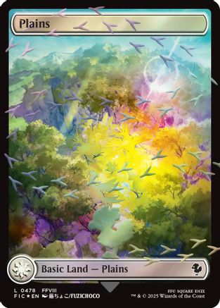 Plains (Chocobo Track Foil)  [Foil]  (FIC-478) - [Commander: FINAL FANTASY] - Trinity Hobby