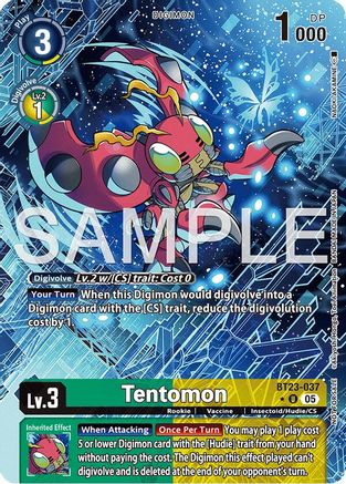 Tentomon (Hacker's Slumber Box Promotion Pack) (BT23-037) - [Hackers' Slumber]