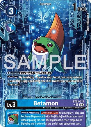 Betamon (Hacker's Slumber Box Promotion Pack) (BT23-017) - [Hackers' Slumber]