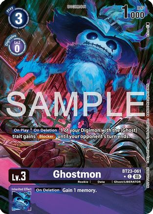 Ghostmon (Hacker's Slumber Box Promotion Pack) (BT23-061) - [Hackers' Slumber] - Trinity Hobby