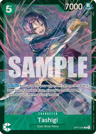 Tashigi (Store Treasure Cup 2025) (OP12-031) - [One Piece Promotion Cards] Foil