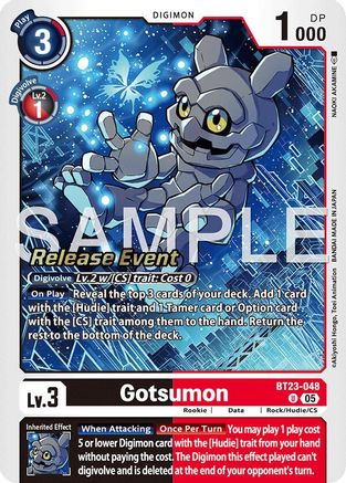 Gotsumon (BT23-048) - [Hackers' Slumber Release Event Cards] Foil