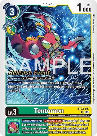 Tentomon (BT23-037) - [Hackers' Slumber Release Event Cards]