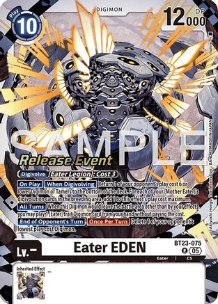 Eater EDEN (BT23-075) - [Hackers' Slumber Release Event Cards] Foil