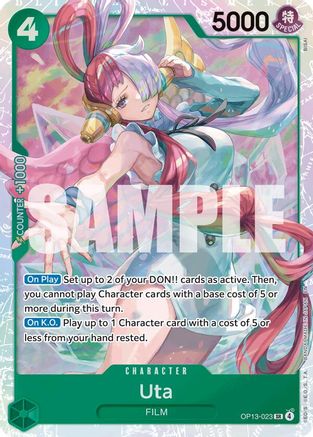 Uta (OP13-023) - [Carrying On His Will] Foil - Trinity Hobby