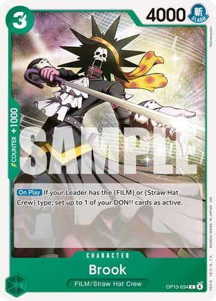 Brook (OP13-034) - [Carrying On His Will] - Trinity Hobby