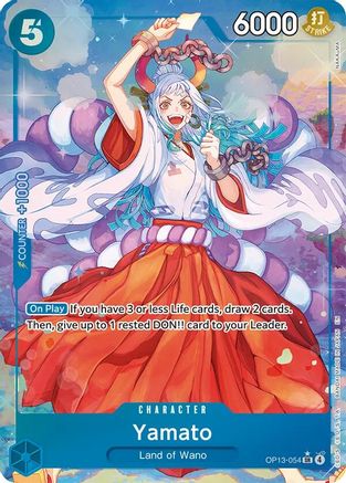 Yamato (Alternate Art) (OP13-054) - [Carrying On His Will] Foil - Trinity Hobby