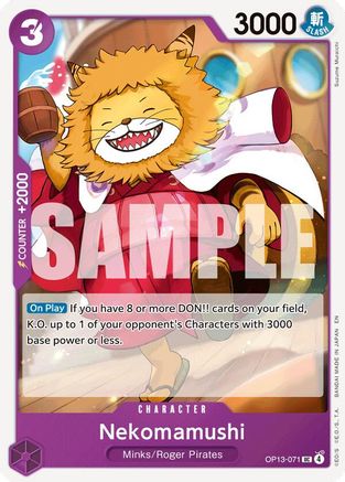 Nekomamushi (OP13-071) - [Carrying On His Will] - Trinity Hobby