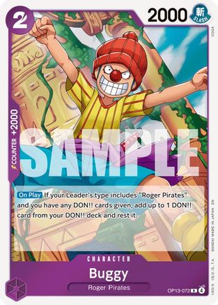 Buggy (OP13-072) - [Carrying On His Will] Foil - Trinity Hobby