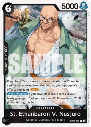 St. Ethanbaron V. Nusjuro (OP13-080) - [Carrying On His Will] Foil - Trinity Hobby