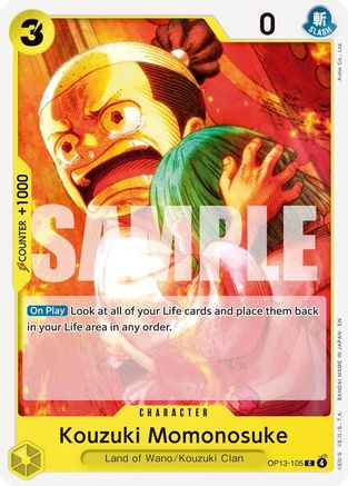 Kouzuki Momonosuke (OP13-105) - [Carrying On His Will] - Trinity Hobby