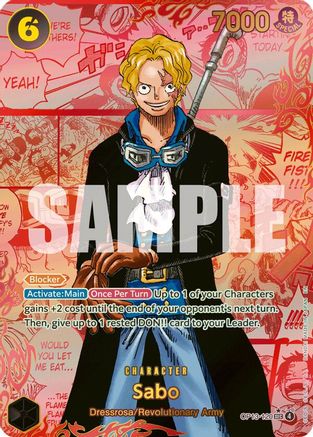 Sabo (120) (3rd Anniversary) (OP13-120) - [Carrying On His Will] Foil - Trinity Hobby