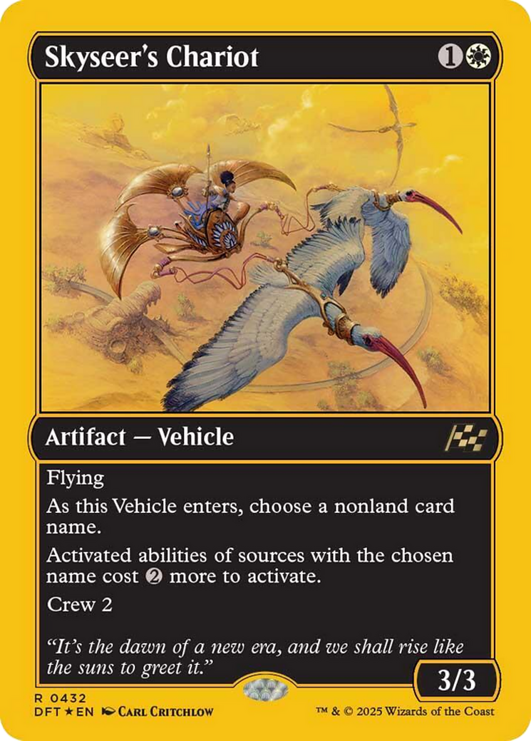 Skyseer's Chariot (First-Place Foil) [Aetherdrift] - Trinity Hobby