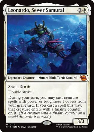Leonardo, Sewer Samurai  (TMT-017) - [Teenage Mutant Ninja Turtles] - Trinity Hobby