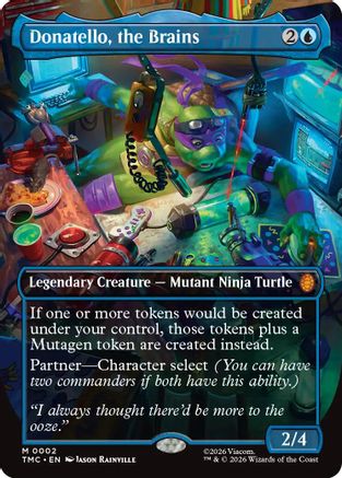 Donatello, the Brains (Borderless)  (TMC-002) - [Commander: Teenage Mutant Ninja Turtles] - Trinity Hobby