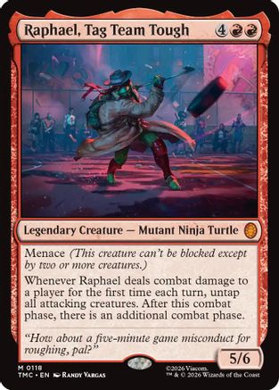 Raphael, Tag Team Tough  (TMT-118) - [Teenage Mutant Ninja Turtles] - Trinity Hobby