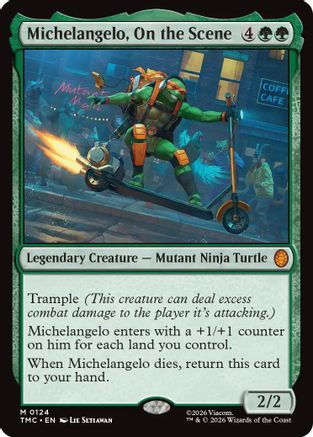 Michelangelo, On the Scene  (TMC-124) - [Commander: Teenage Mutant Ninja Turtles] - Trinity Hobby
