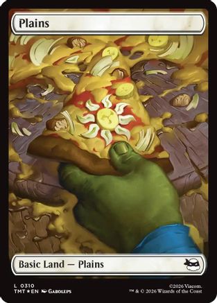 Plains (0310)  [Foil]  (TMT-310) - [Teenage Mutant Ninja Turtles] - Trinity Hobby