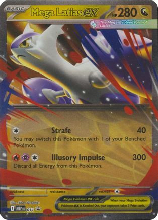 Mega Latias ex - 011  - (011) Holofoil [ME Mega Evolution Promo] - Trinity Hobby